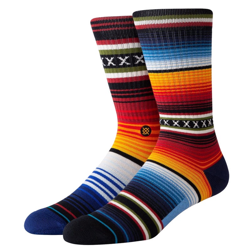 Stance Mens Crew Curren St Socks, Red, Medium-Large US - Image 1